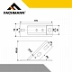 Опора напольная для страт-профиля 45 H сталь 4 мм оцинкованная FACHMANN